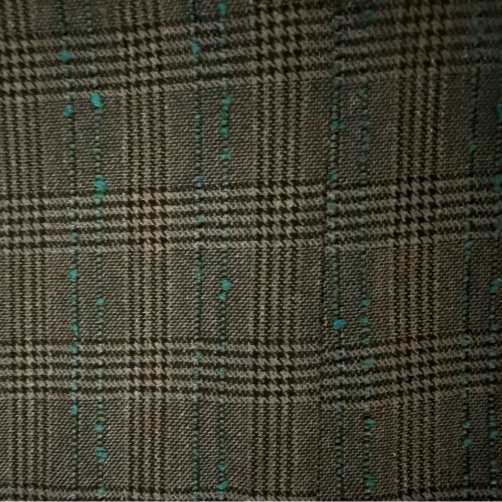 Womyn Gray Plaid Trousers - Picture 6 of 12